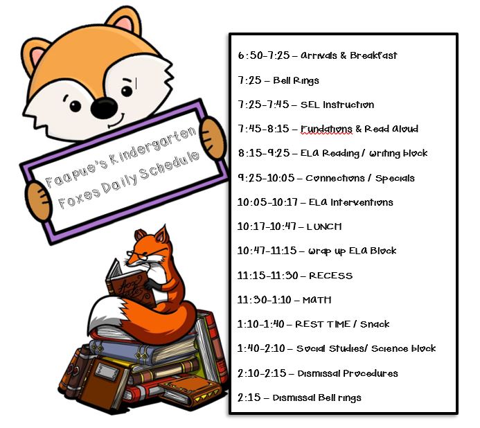 Fox Schedule
